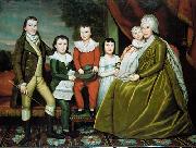 Ralph Earl Mrs Noah Smith And Her Children oil painting on canvas